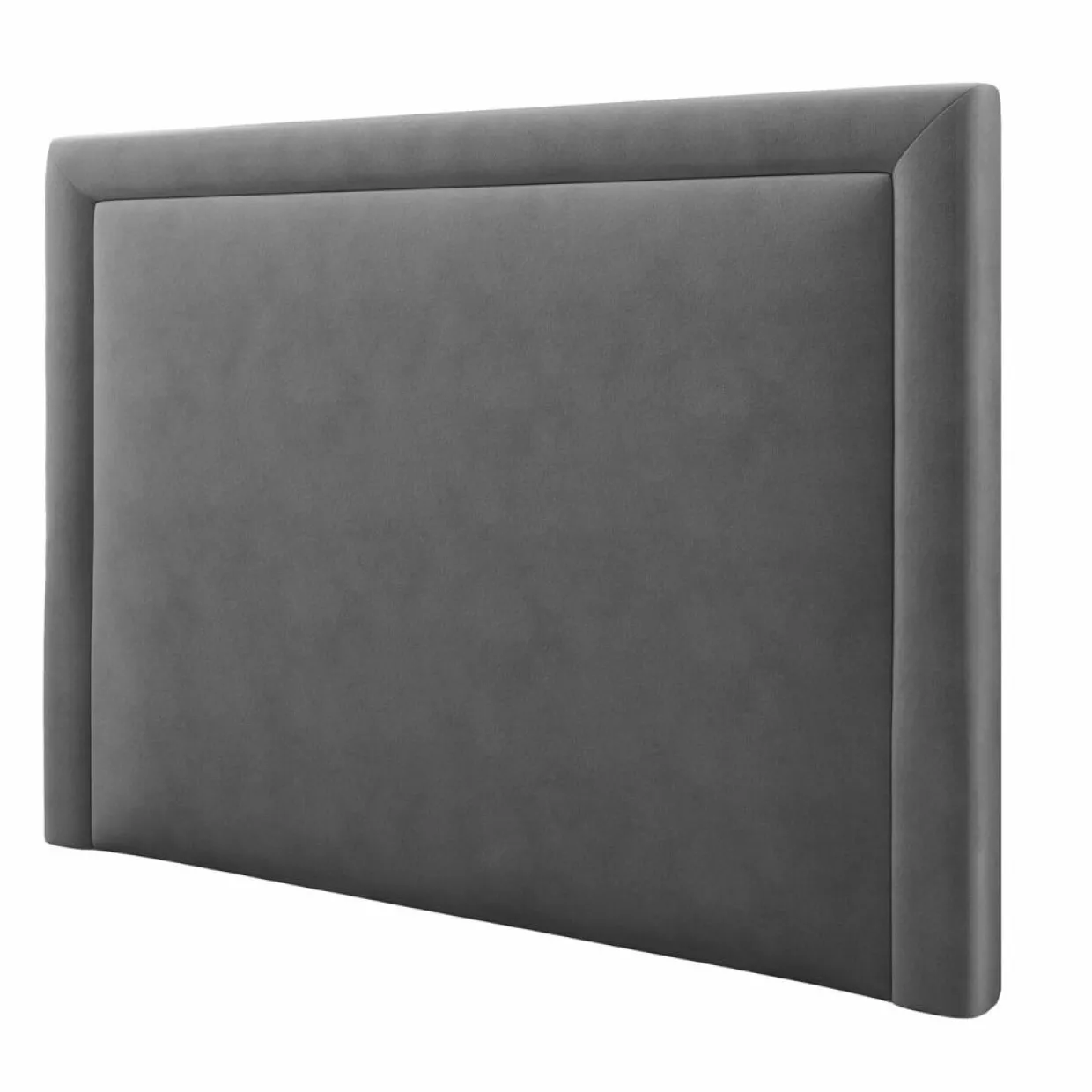 Tête de Lit en Velours Primevere gris foncé - 160x120 cm-Mazzini Sofas Clearance
