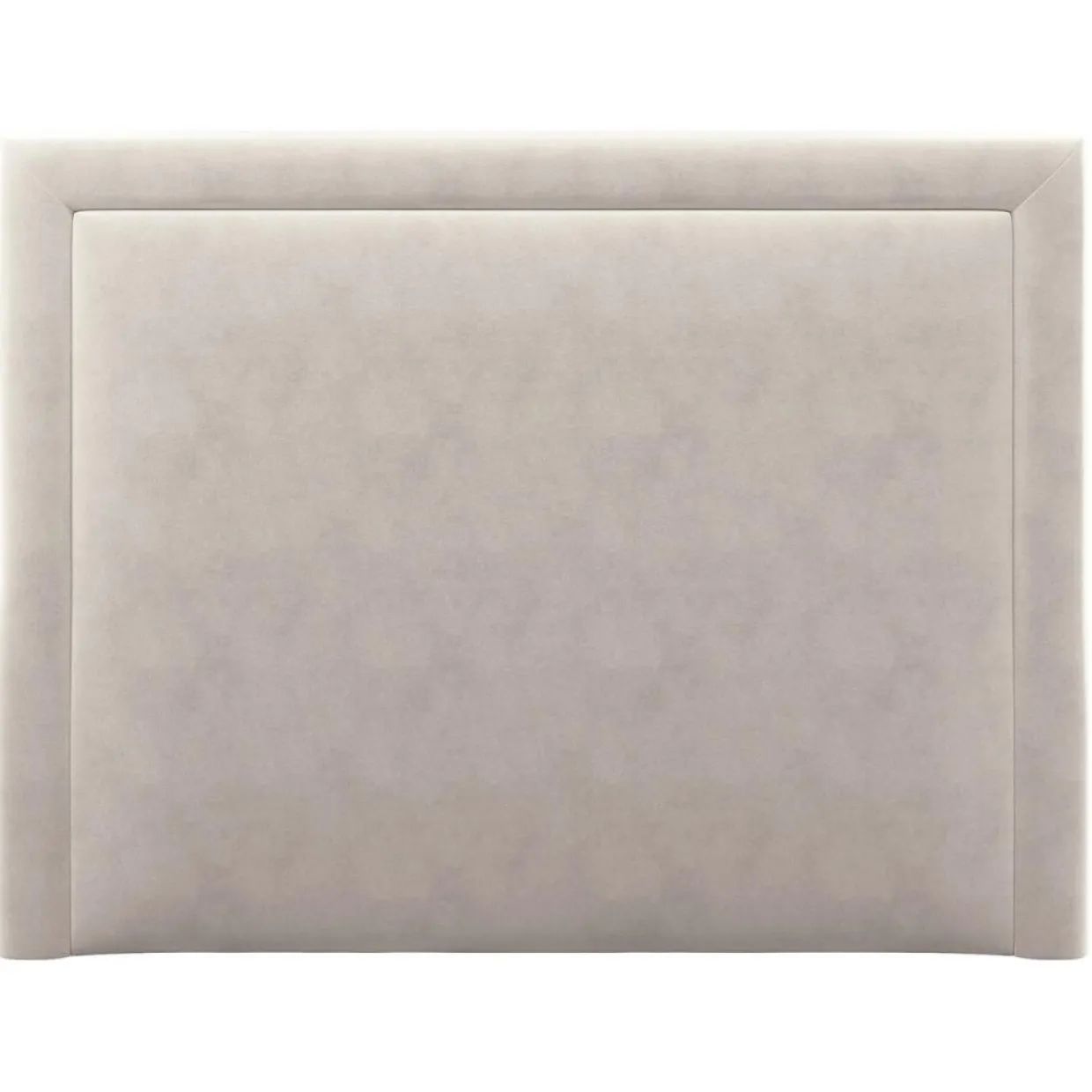 Tête de lit en Velours Primevere beige clair - 160x120 cm-Mazzini Sofas Outlet