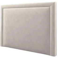 Tête de lit en Velours Primevere beige clair - 160x120 cm-Mazzini Sofas Outlet