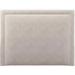 Tête de lit en Velours Primevere beige clair - 200x10x120 cm-Mazzini Sofas Outlet