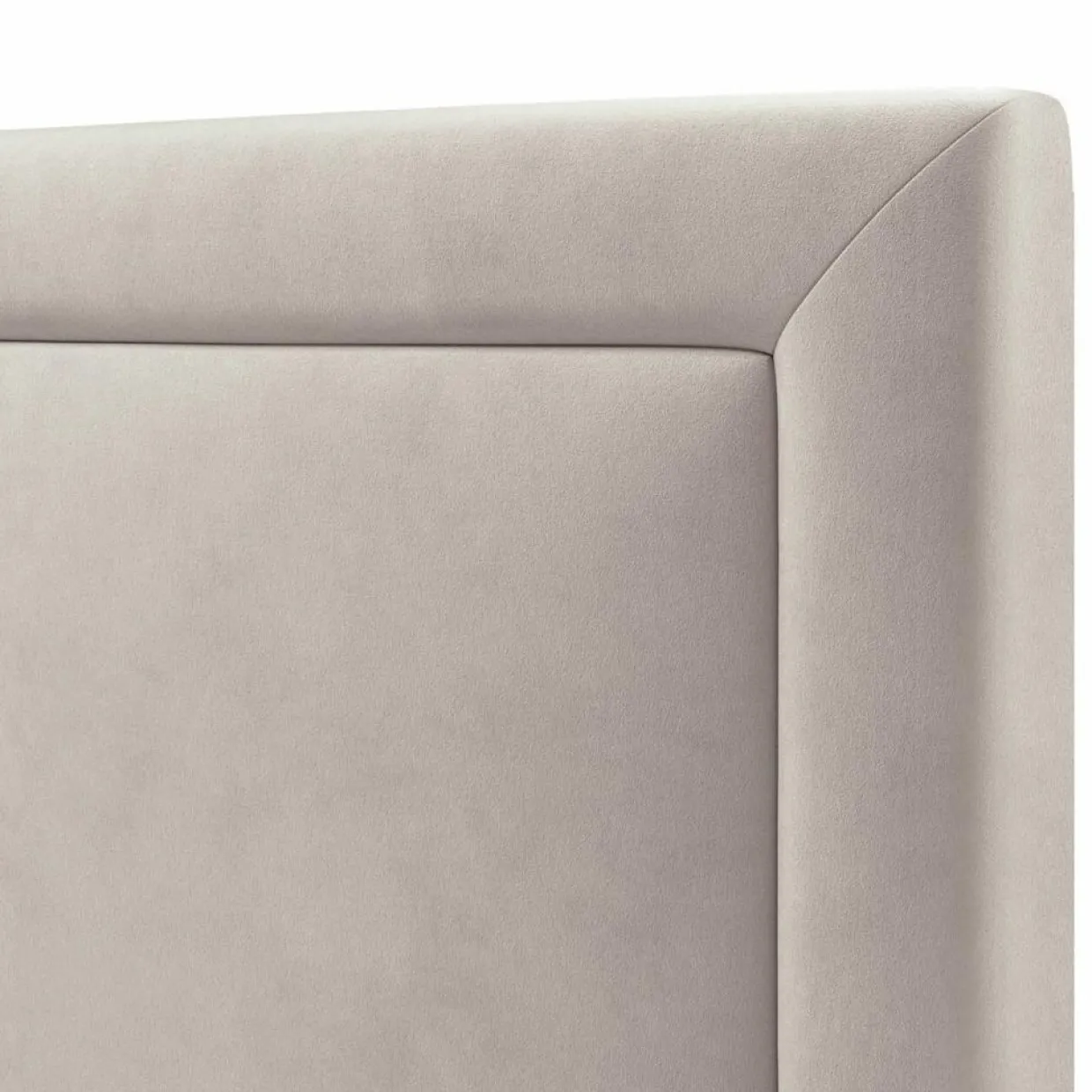 Tête de lit en Velours Primevere beige clair - 200x10x120 cm-Mazzini Sofas Outlet