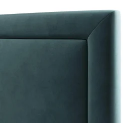 Tête de Lit en Velours Primevère pétrole - 200x120 cm-Mazzini Sofas Clearance