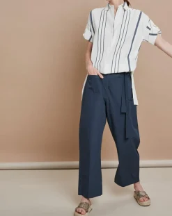 Femme Mare di Latte Tops Et Blouses^Tunique Aurélia à rayures blanc/noir