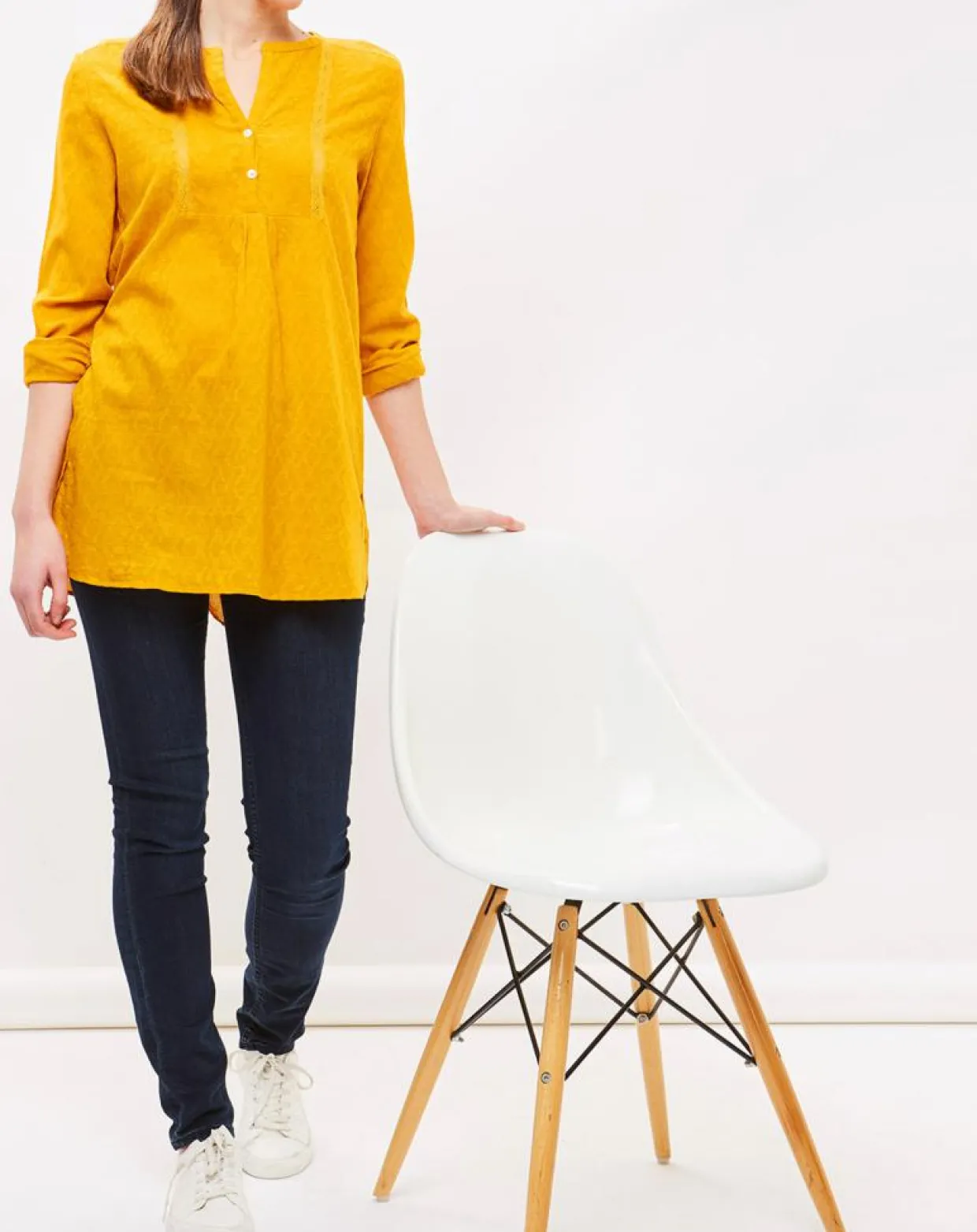 Femme Hartford Tops Et Blouses^Tunique Honduras avec motifs relief marigold