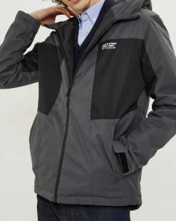 Homme Jack & Jones Manteaux^Veste à capuche Jwhbest asphalt