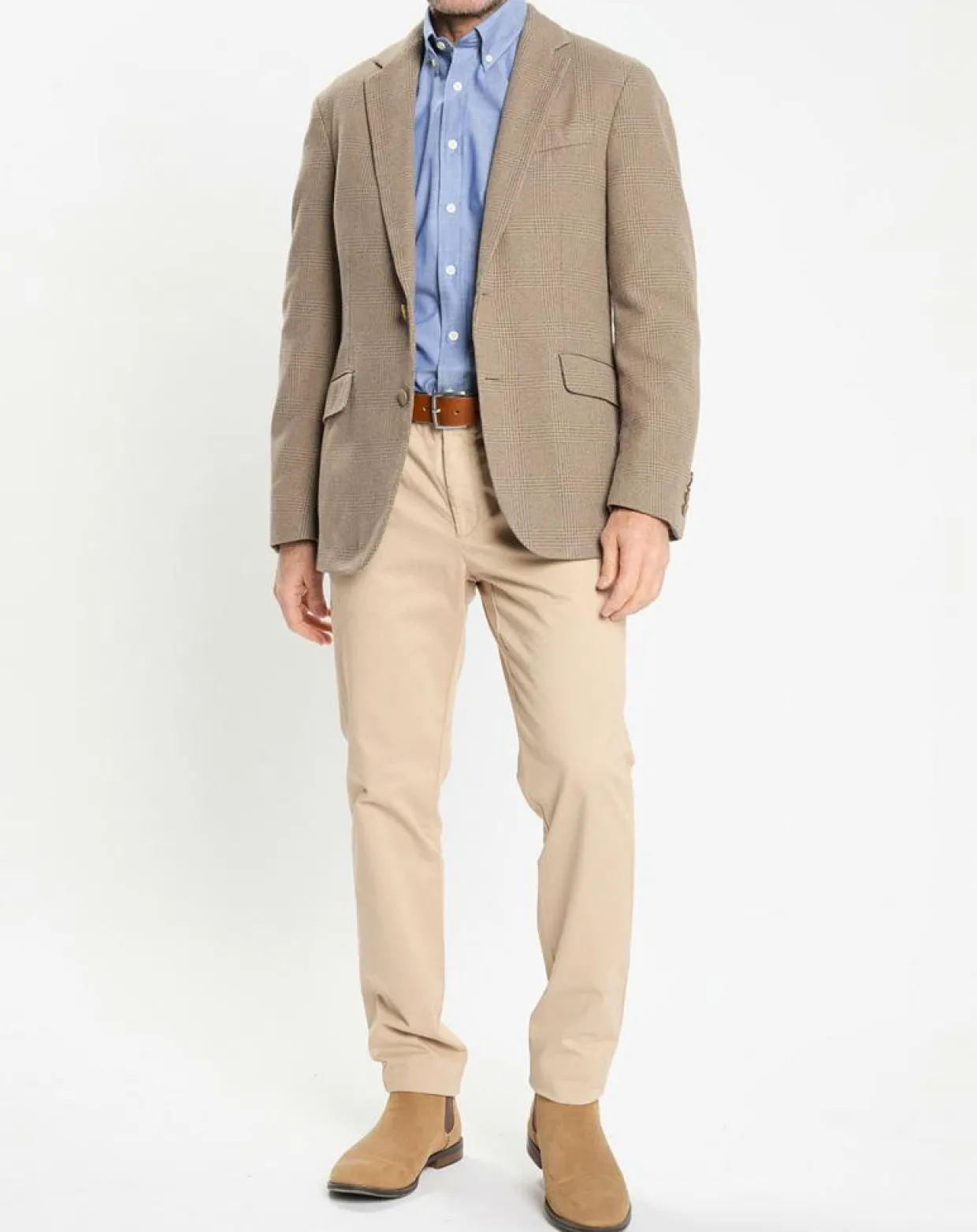 Veste à imprimé Prince de Galles beige foncé-Hackett London Hot
