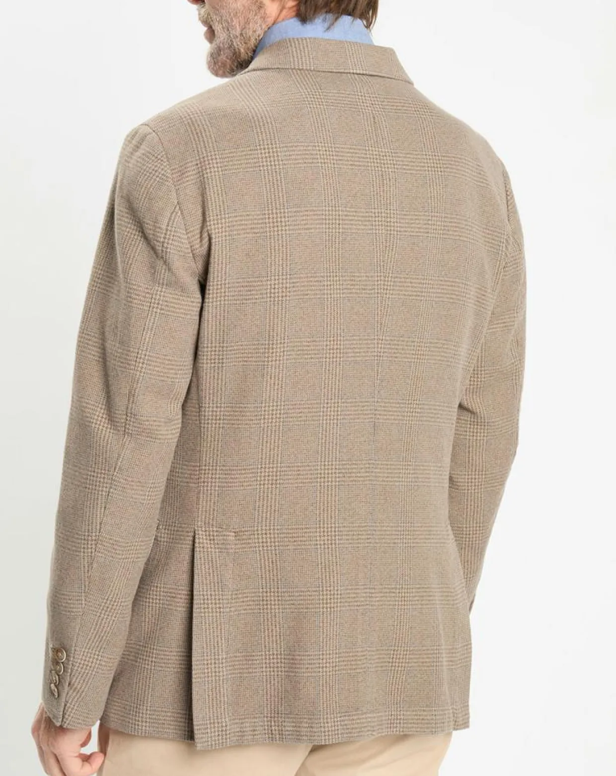 Veste à imprimé Prince de Galles beige foncé-Hackett London Hot
