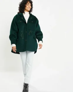 Femme Lou Andrea Vestes, Blousons^Veste 100% Laine Carla vert sapin