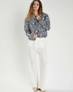 Veste Anais bleue-The Korner Hot