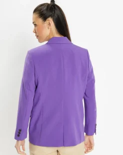 Veste blazer Rune double boutonnage violette-Galeries Lafayette Outlet