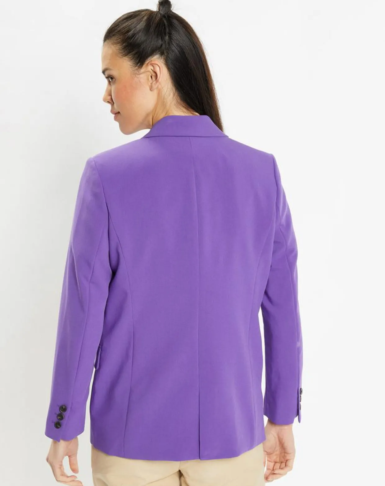Veste blazer Rune double boutonnage violette-Galeries Lafayette Outlet