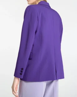 Veste blazer Rune double boutonnage violette-Galeries Lafayette Outlet