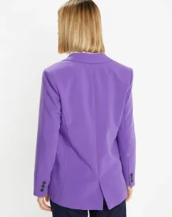 Veste blazer Rune double boutonnage violette-Galeries Lafayette Outlet