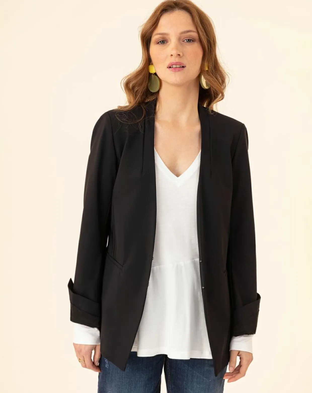 Femme Indies Vestes, Blousons^Veste Chouchou noire