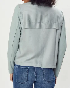 Femme Esprit Vestes, Blousons^Veste courte à poche gris bleuté