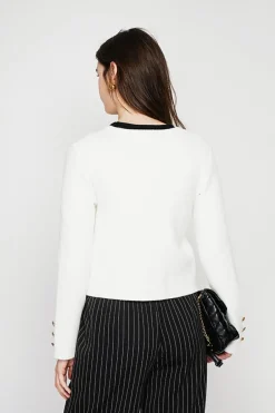 Veste courte boutonnée naturelle-C&Jo New