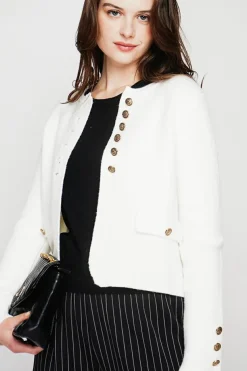Veste courte boutonnée naturelle-C&Jo New