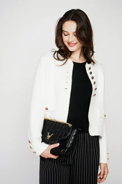 Veste courte boutonnée naturelle-C&Jo New