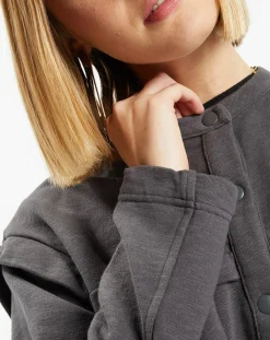 Femme Galeries Lafayette Vestes, Blousons^Veste courte en Coton Léonor gris foncé