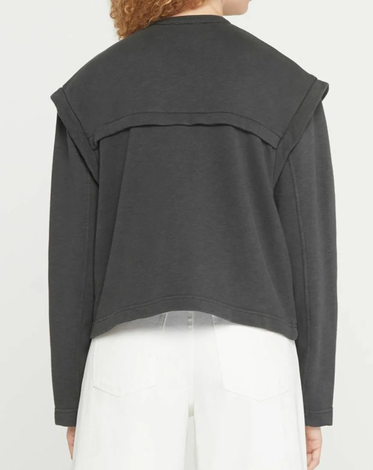 Femme Galeries Lafayette Vestes, Blousons^Veste courte en Coton Léonor gris foncé