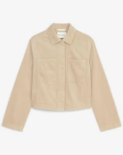 Femme Marc O'Polo Vestes, Blousons^Veste courtes en Velours côtelé beige