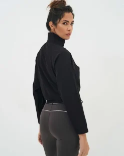 Veste Crop Training noire-Onamaste Sale