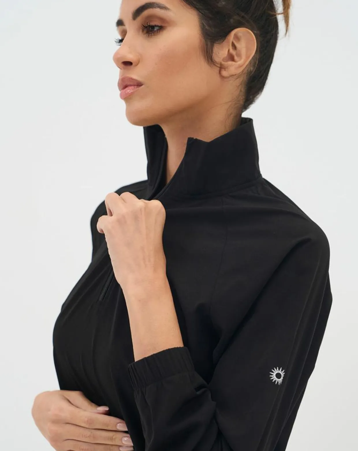 Veste Crop Training noire-Onamaste Sale