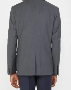Veste de costume en Laine mélangée Meda Vume grise-Comptoir GL New