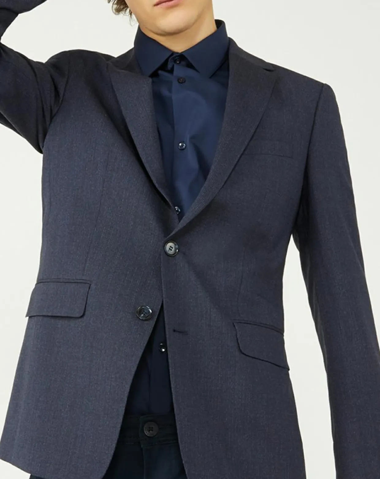 Homme Comptoir GL Vestes, Blousons^Veste de costume en Laine mélangée Melfi bleu