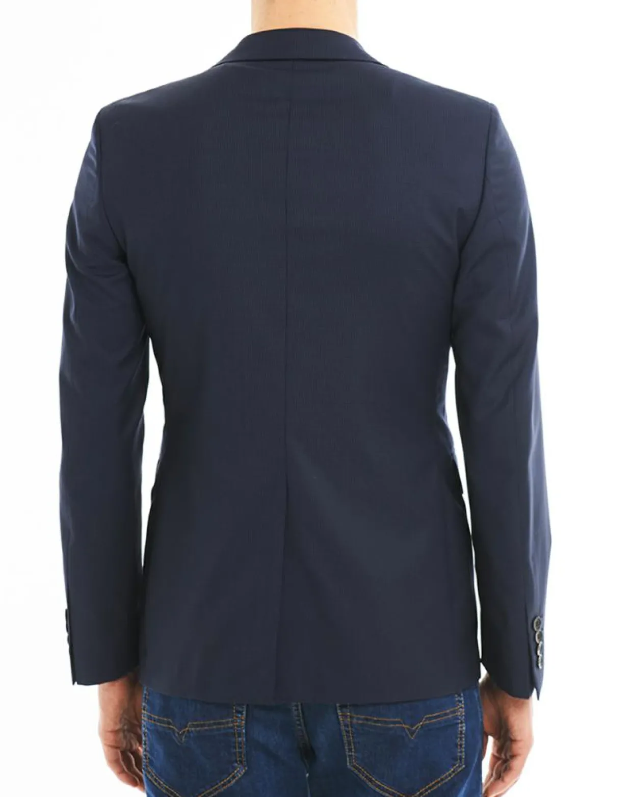 Veste de costume en Laine mélangée Veruto bleu foncé-Comptoir GL New