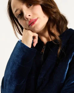 Femme Lauren Vidal Vestes, Blousons^Veste de costume en Satin Moon bleue