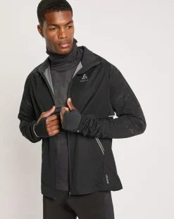 Veste de running réfléchissante Zeroweight Pro Warm noire-Odlo Sale