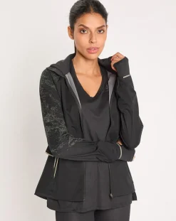 Femme Odlo Vestes, Blousons^Veste de running réfléchissante Zeroweight Pro Warm noire