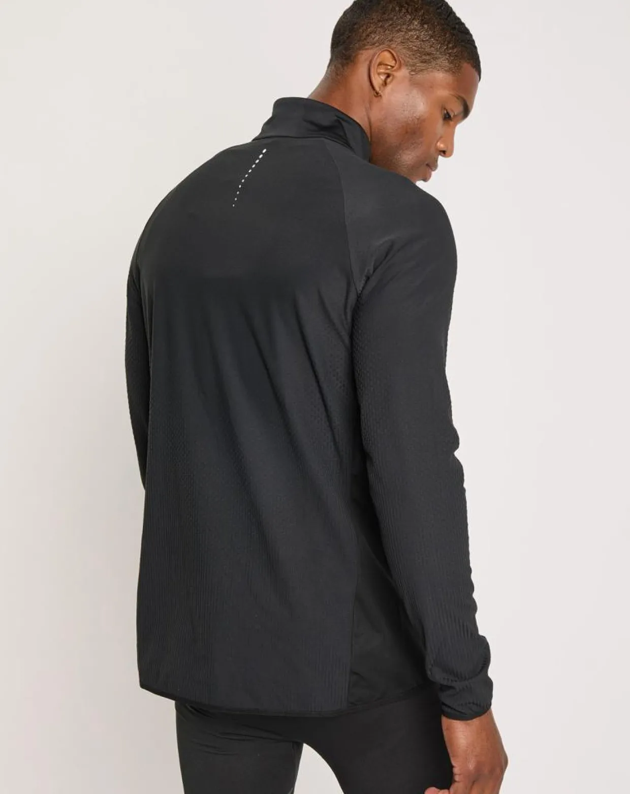 Veste de running Zeroweight Warm Hybrid noire-Odlo Clearance