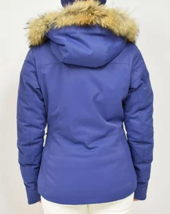 Femme Duvillard Manteaux^Veste de Ski Aneto col fausse fourrure cobalt