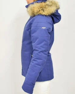 Femme Duvillard Manteaux^Veste de Ski Aneto col fausse fourrure cobalt