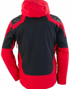 Veste de ski Apex rouge/noir-Lacroix Best