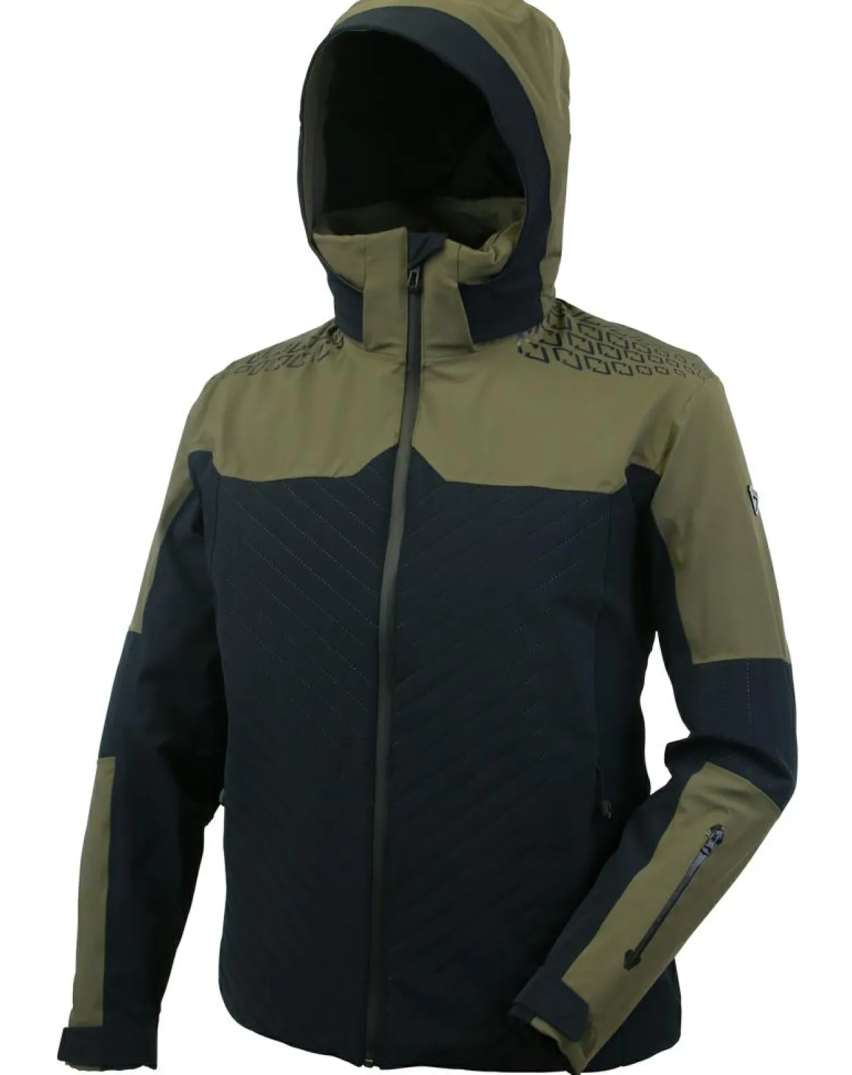 Veste de ski Belledonne bleu foncé/kaki-Degré 7