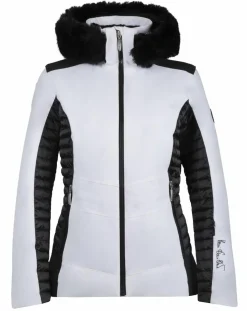Veste de ski Camille Ff blanc/noir-Duvillard Outlet