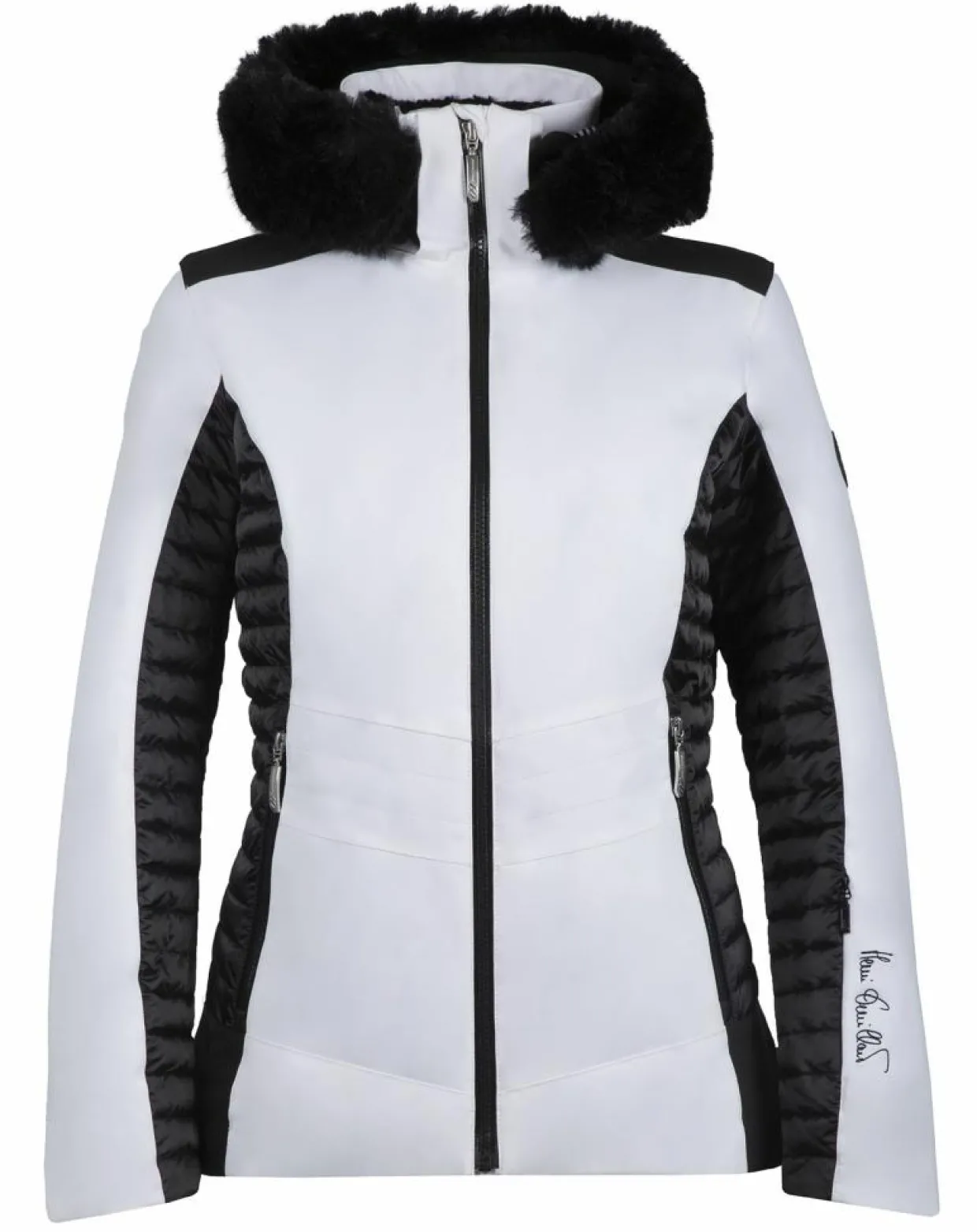 Veste de ski Camille Ff blanc/noir-Duvillard Outlet