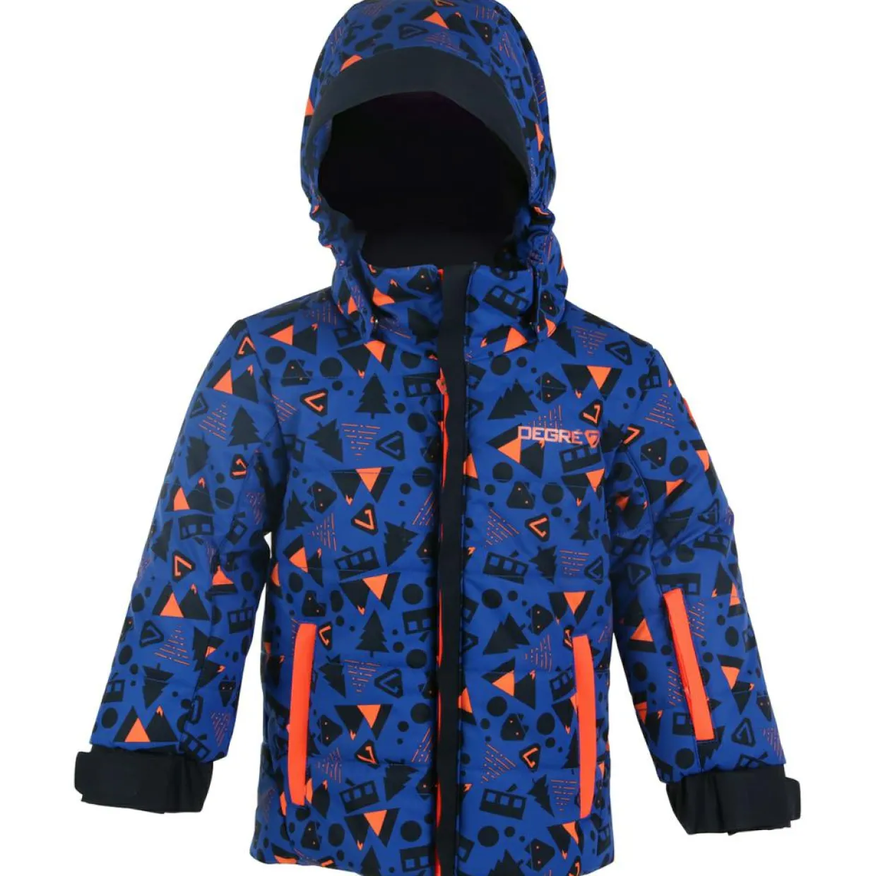 Veste de ski Camo bleu électrique-Degré 7 Online