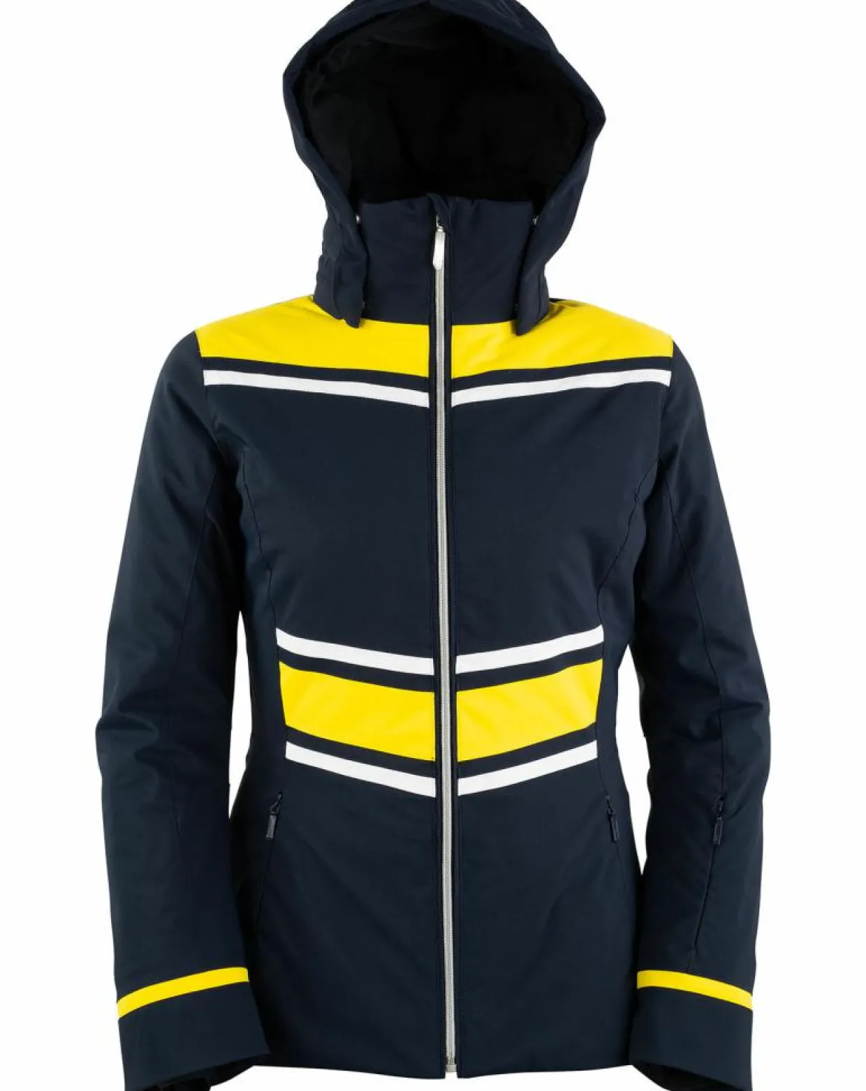 Femme Duvillard Manteaux^Veste de ski Caron bleu marine/jaune