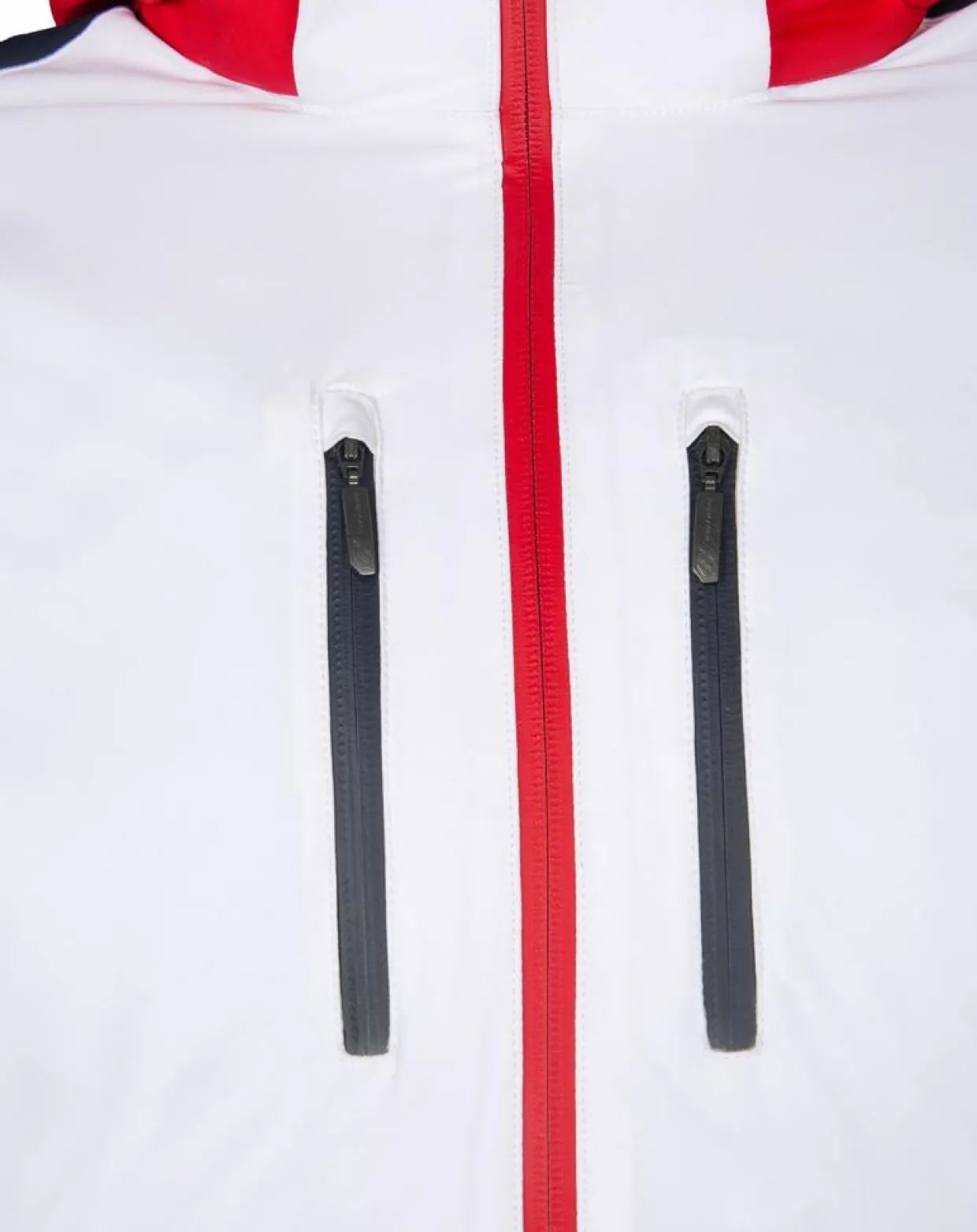 Femme Duvillard Manteaux^Veste de ski Droites rouge/blanc
