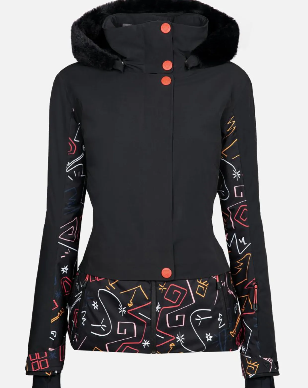Veste de ski Envers Pr noire-Degré 7 Hot