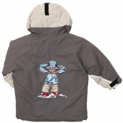 Enfant Degré 7 Garçon^Veste de Ski Etna gris/beige