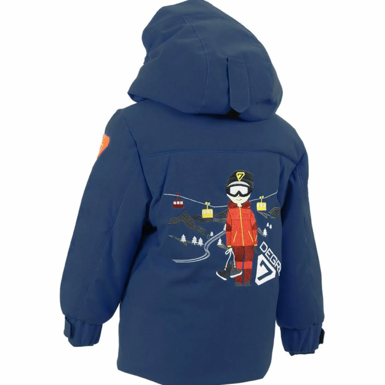 Enfant Degré 7 Garçon^Veste de Ski Fizzy bleu foncé