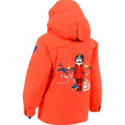 Enfant Degré 7 Garçon^Veste de Ski Fizzy orange