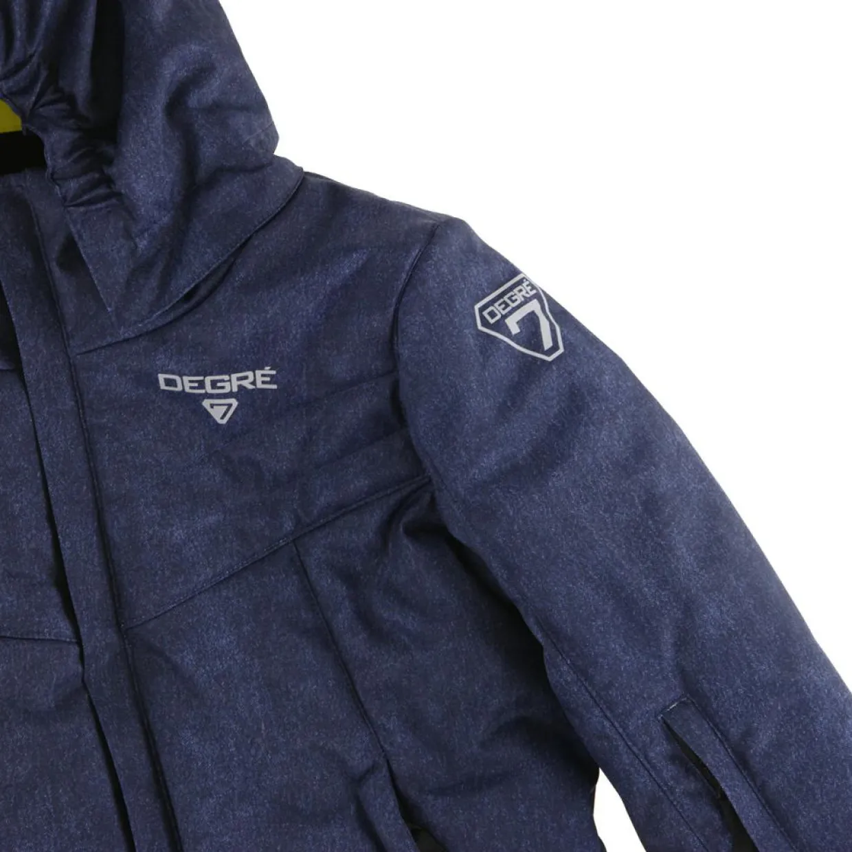 Enfant Degré 7 Garçon^Veste de ski Flam bleu marine lavé