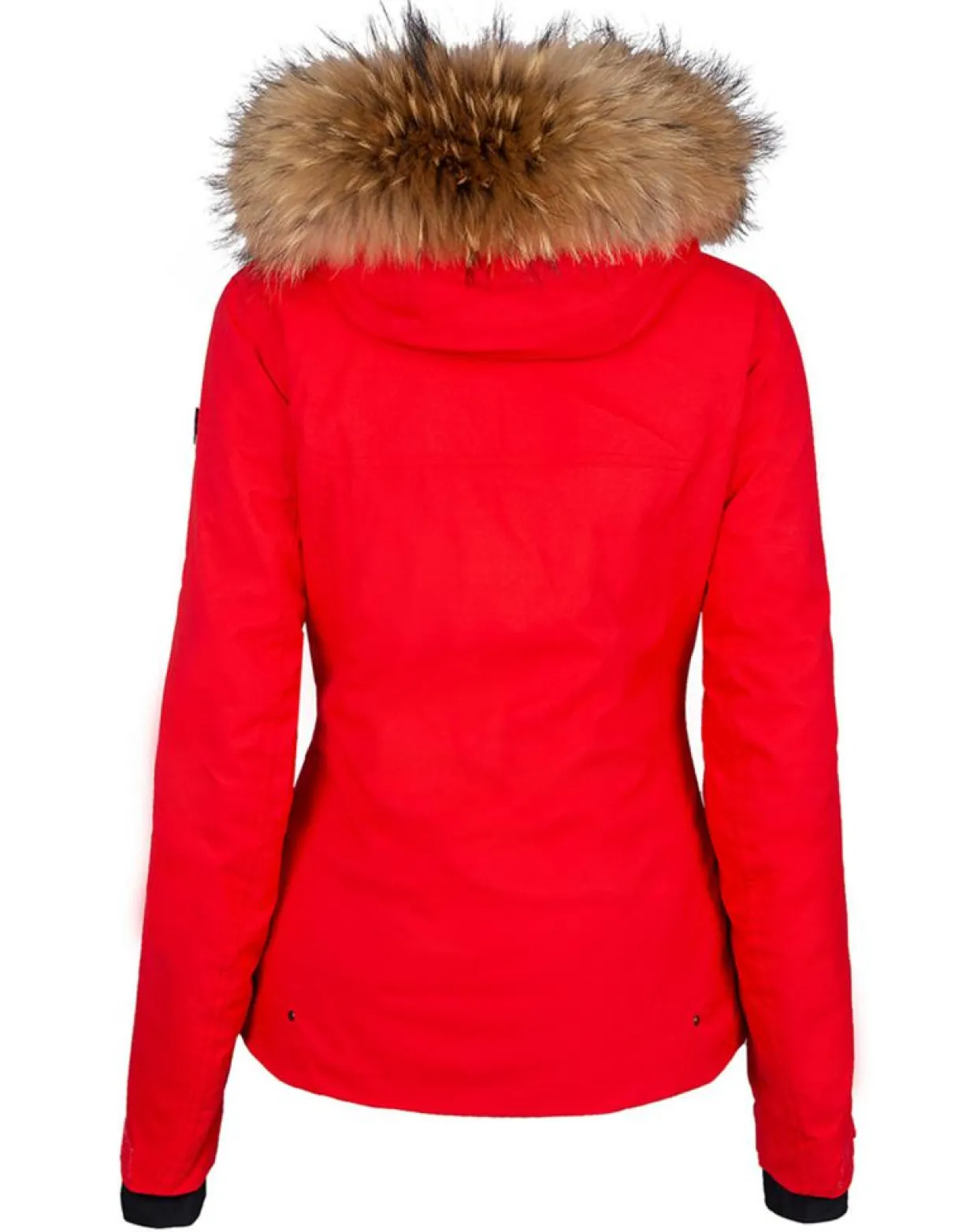 Femme Degré 7 Manteaux^Veste de ski Geod fausse fourrure rouge
