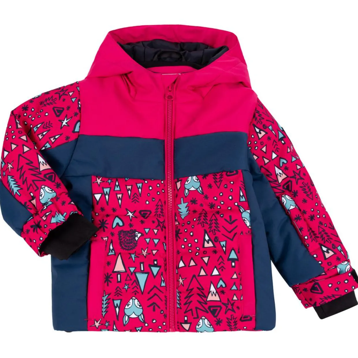 Veste de ski Looney rose/bleu-Degré 7 Online